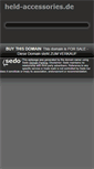 Mobile Screenshot of held-accessories.de